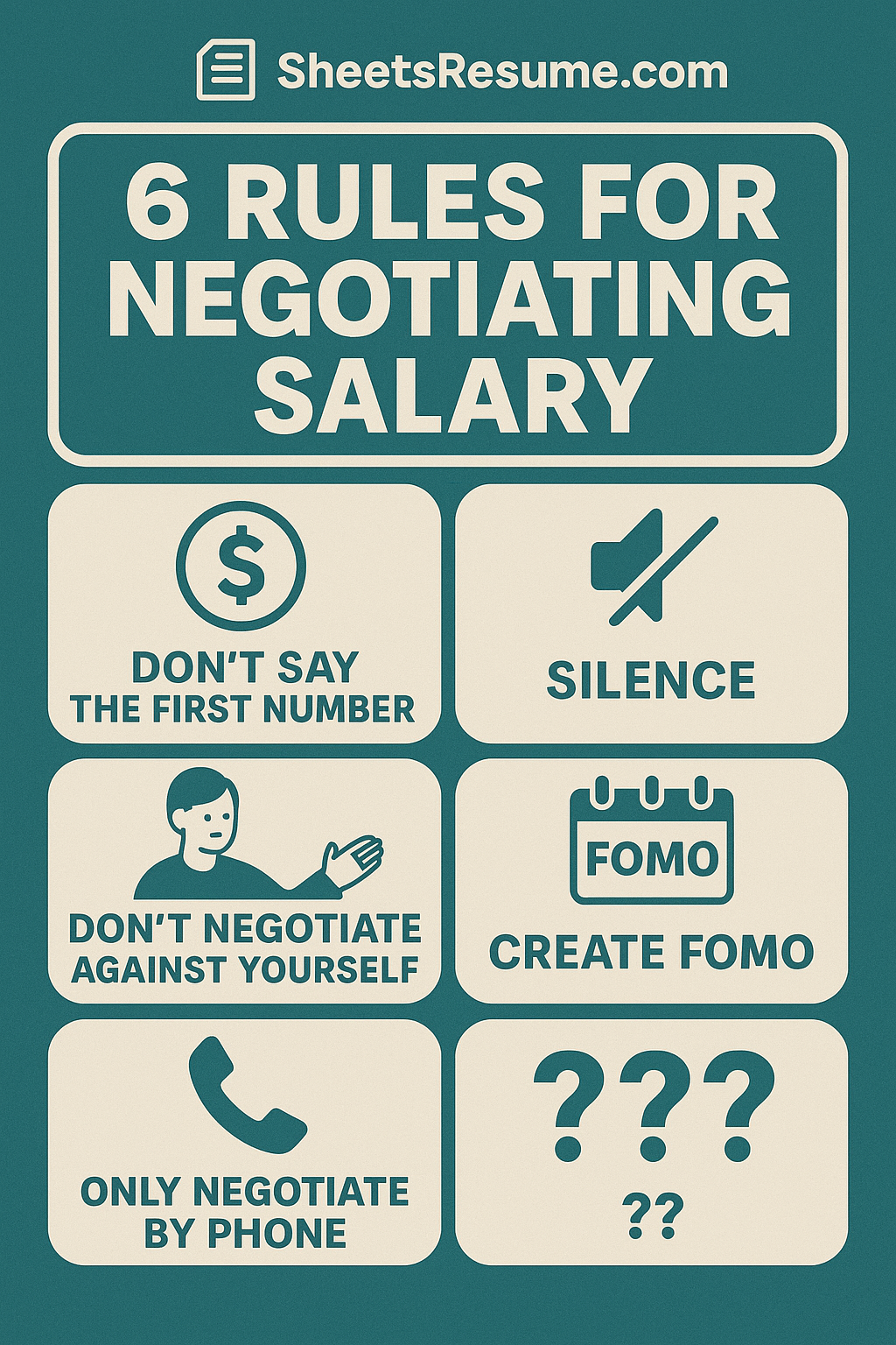 How to Negotiate Salary – 6 Job Offer Negotiation Rules